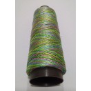 GREENISH MULTI COLOR - 175+ Yards Viscose Rayon Art Silk Thread Yarn - Shaded Embroidery Crochet Knitting Lace Trim Jewelry